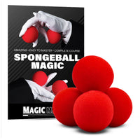 Amazing Magic Tricks - SpongeBalls - 4 Pack Red Balls
