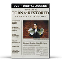 Torn & Restored Newspaper Illusion by Magic Makers (Download + DVD)