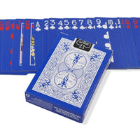 Reversed Back Bicycle Deck (Blue Ice) by Magic Makers