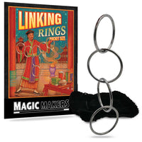 Linking Rings (Pocket Size, Set of 4) by Magic Makers