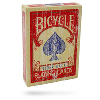 Faded Deck (Red, Bicycle Rider Back) by Magic Makers