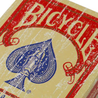 Faded Deck (Red, Bicycle Rider Back) by Magic Makers