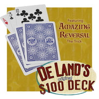 Deland's 100 Dollar Deck (with Bonus Packet Tricks) by Magic Makers