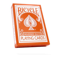 Orange Deck Playing Cards (Bicycle) by Magic Makers