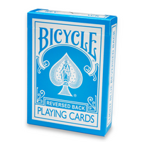 Light Blue Deck Playing Cards (Bicycle) by Magic Makers