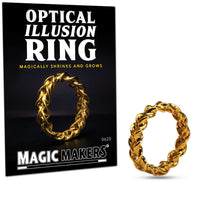 Optical Illusion Ring (Gold) by Magic Makers