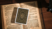 Sorcerer's Apprentice Playing Cards by Douglas Fuchs - Black & Gold