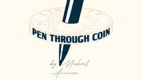 Pen Through Coin by Michael Ammar - Refill