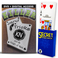 Killer Card Tricks with No Sleight of Hand by Kris Nevling (Gimmick + Download)
