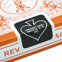 Orange Deck Playing Cards (Bicycle) by Magic Makers