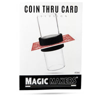 Magic Coin Thru Card Illusion