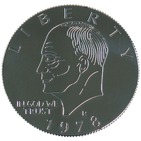 Eisenhower Palming Coin (Dollar Sized) by You Want it We Got it - Trick
