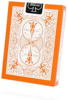 Orange Deck Playing Cards (Bicycle) by Magic Makers
