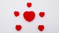 Sponge Heart Set (Red) by Goshman