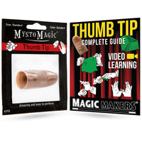 Mysto Magic Thumb Tip (with White Silk) by Magic Makers