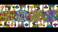 The Beatles (Pink) Playing Cards by theory11