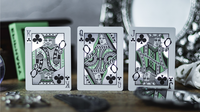 Reflections Epiphany (Green) Playing Cards by Emily Sleights