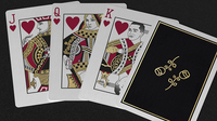 Gold Foil Black Roses Casino Playing Cards