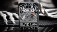 FULTONS OCTOBER TOMBSTONE GREY PLAYING CARDS