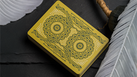 Celestial Valor Playing Cards by Giovanni Meroni(greenish yellow)