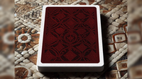 The Spirit of Cubism (Dark Red) Playing Cards