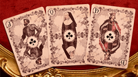 Wars of the Roses (2nd Edition Red Tuck- Gilded ) Playing Cards
