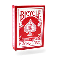 Reversed Back Bicycle Deck (Red Fire) by Magic Makers
