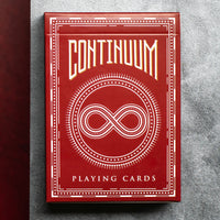 Continuum Playing Cards - Burgundy
