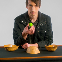 Giant Three Shell Game with Green Ball
