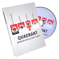 Quadrant by Brandon David & Chris Turchi (DVD + Gimmicks)