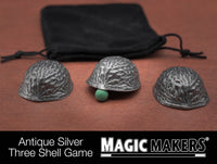 Three Shell Game (Antique Silver) by Magic Makers