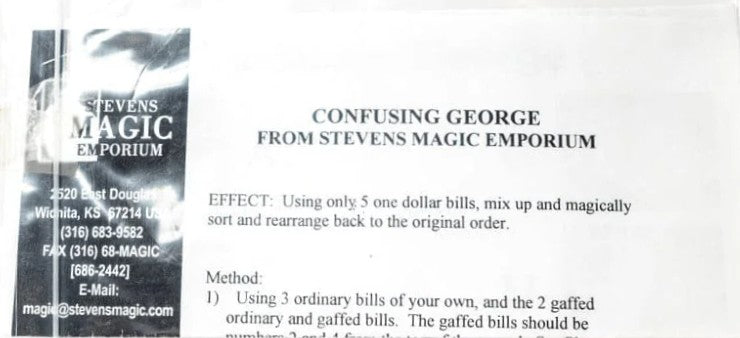 Confusing George by Stevens Magic Emporium