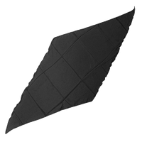 Diamond Cut Silk (24 inch, Black) by Goshman Magic