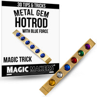 Gold METAL HOTROD with BLUE Force