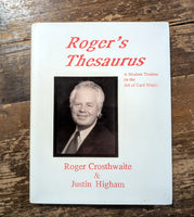 Roger's Thesaurus by Roger Crosthwaite & Justin Higham - Rare Book