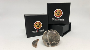 Bite Out Coin (US Half Dollar) by Tango
