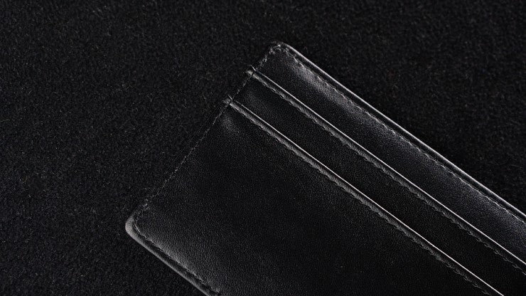 Shadow Wallet (Black Leather) by Dee Christopher