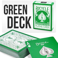 Green Deck Playing Cards (Bicycle) by Magic Makers
