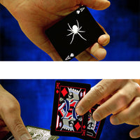 Black Spider Deck (Bicycle) by Magic Makers
