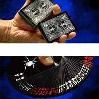 Black Spider Deck (Bicycle) by Magic Makers
