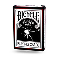 Black Spider Deck (Bicycle) by Magic Makers
