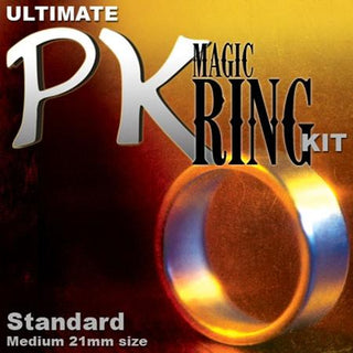 Ultimate PK Ring Magic Kit (21 mm, Silver) by Magic Makers