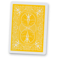 Yellow Deck Playing Cards (Bicycle) by Magic Makers
