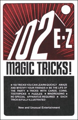 102 E-Z Magic Tricks by D. Robbins - Booklet