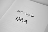 Performing the Q&A by Gerry McCambridge - Book
