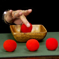 Amazing Magic Tricks - SpongeBalls - 4 Pack Red Balls
