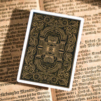 Sorcerer's Apprentice Playing Cards by Douglas Fuchs - Black & Gold
