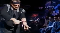 The Amazing Johnathan’s Knife Through Arm

