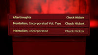 Mentalism Incorporated, Deluxe Edition (Volume 1-3) by Chuck Hickok (3-Book Set)
