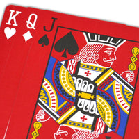 Reversed Back Bicycle Deck (Red Fire) by Magic Makers
